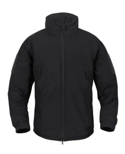 LEVEL 7 Lightweight Winter Jacket Climashield Black Schwarz