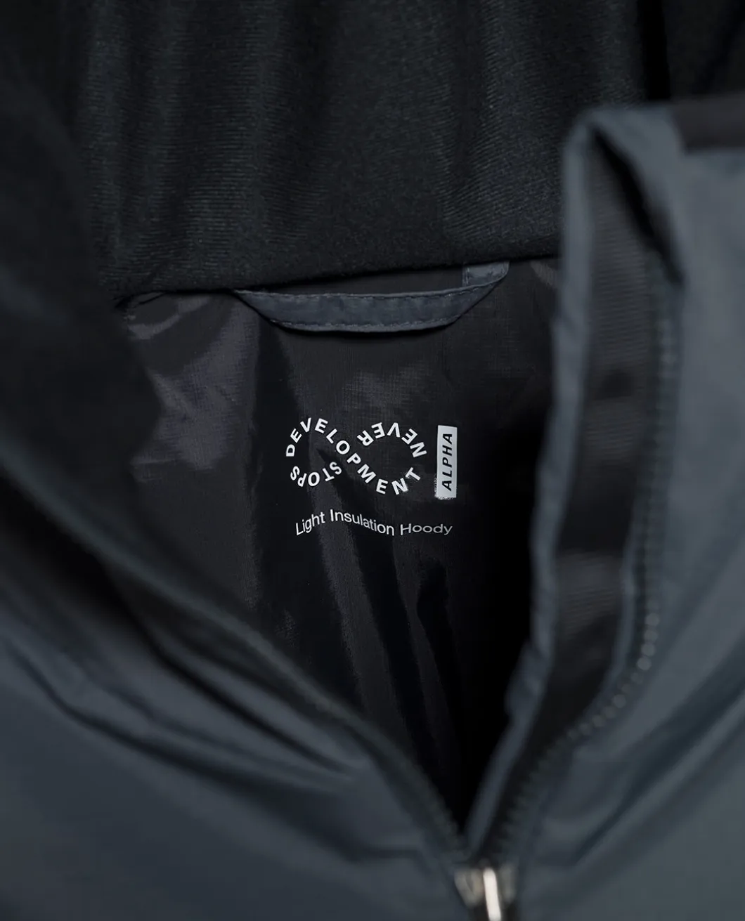 Light Insulation Hoody Dark Grey TACWRK Logo