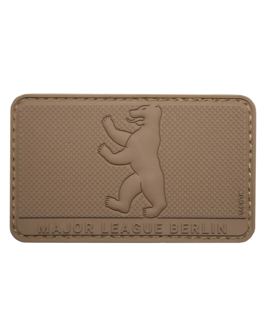 Major League Berlin Bär Rubberpatch Coyote