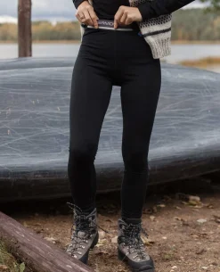 Merino ARCTIC Long Pants Women Black Schwarz