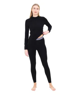 Merino ARCTIC Long Pants Women Black Schwarz