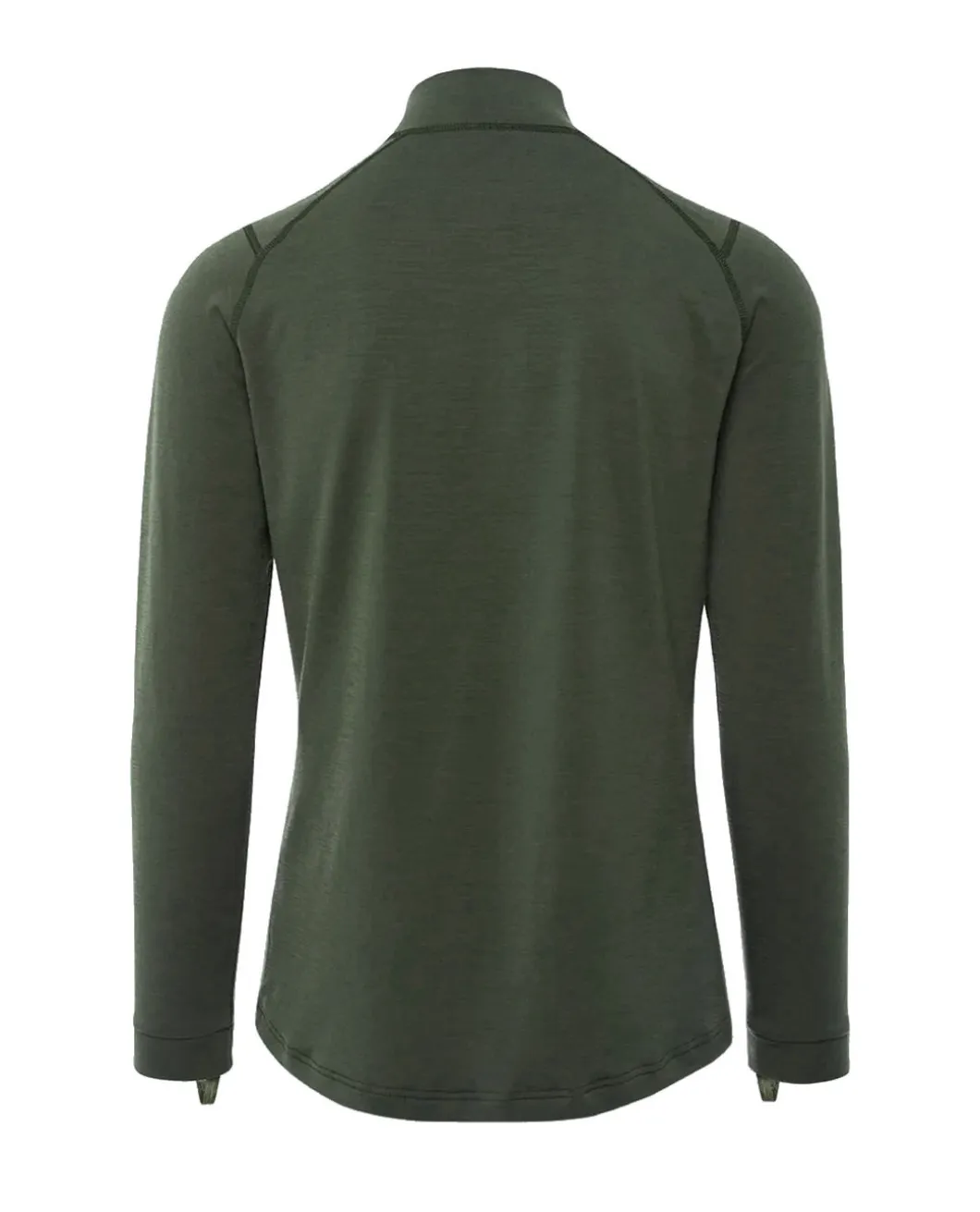 Merino ARCTIC Long Sleeve Shirt 1/2 Zip Men Forest Green Oliv