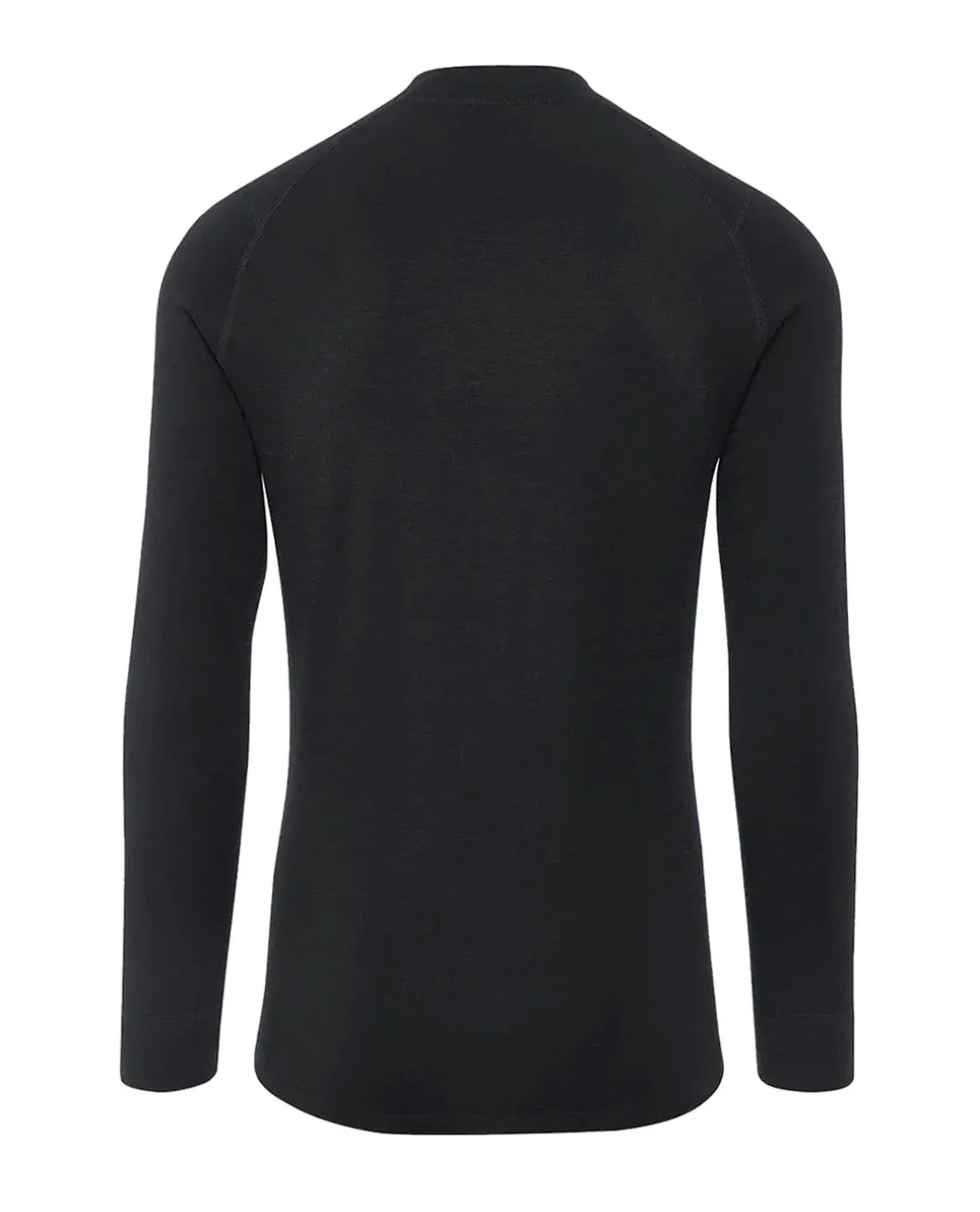 Merino ARCTIC Long Sleeve Shirt Men Black Schwarz