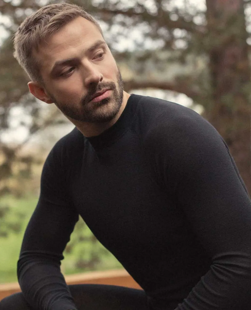 Merino ARCTIC Long Sleeve Shirt Men Black Schwarz