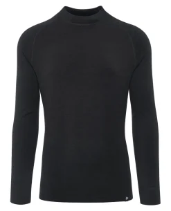 Merino ARCTIC Long Sleeve Shirt Men Black Schwarz