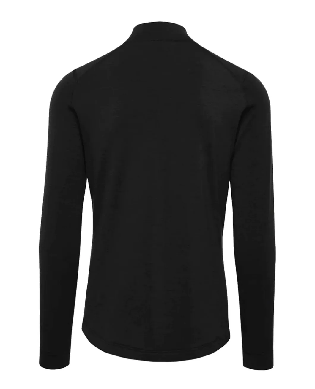 Merino ARCTIC Long Sleeve Shirt 1/2 Zip Men Black Schwarz