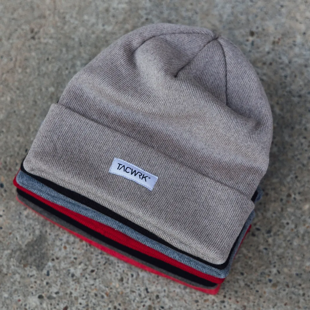 Merino Beanie Classic Braun
