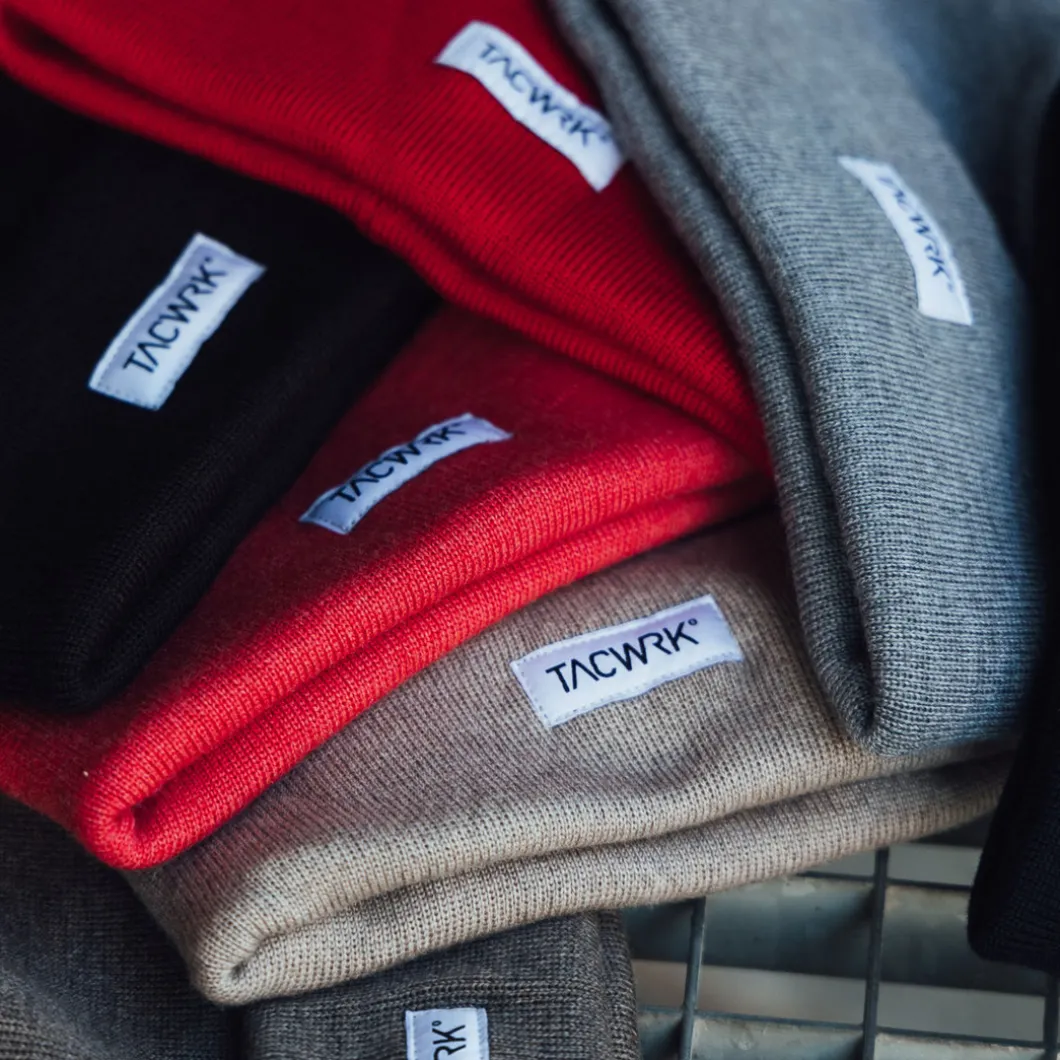 Merino Beanie Classic Grau