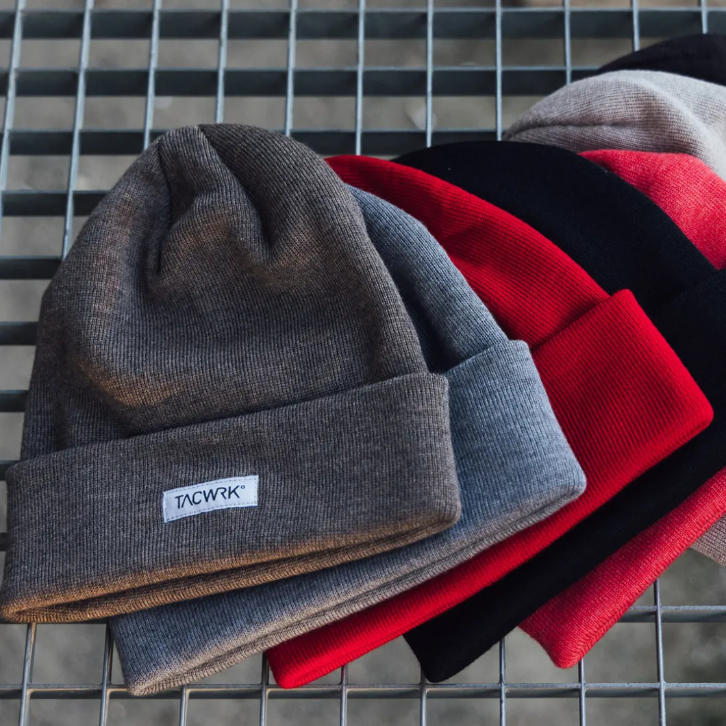 Merino Beanie Classic Grau