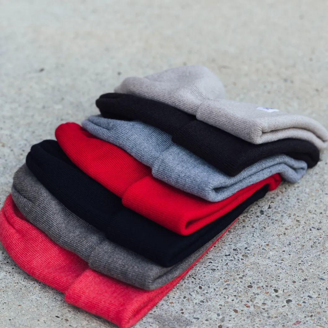 Merino Beanie Classic Hellbraun