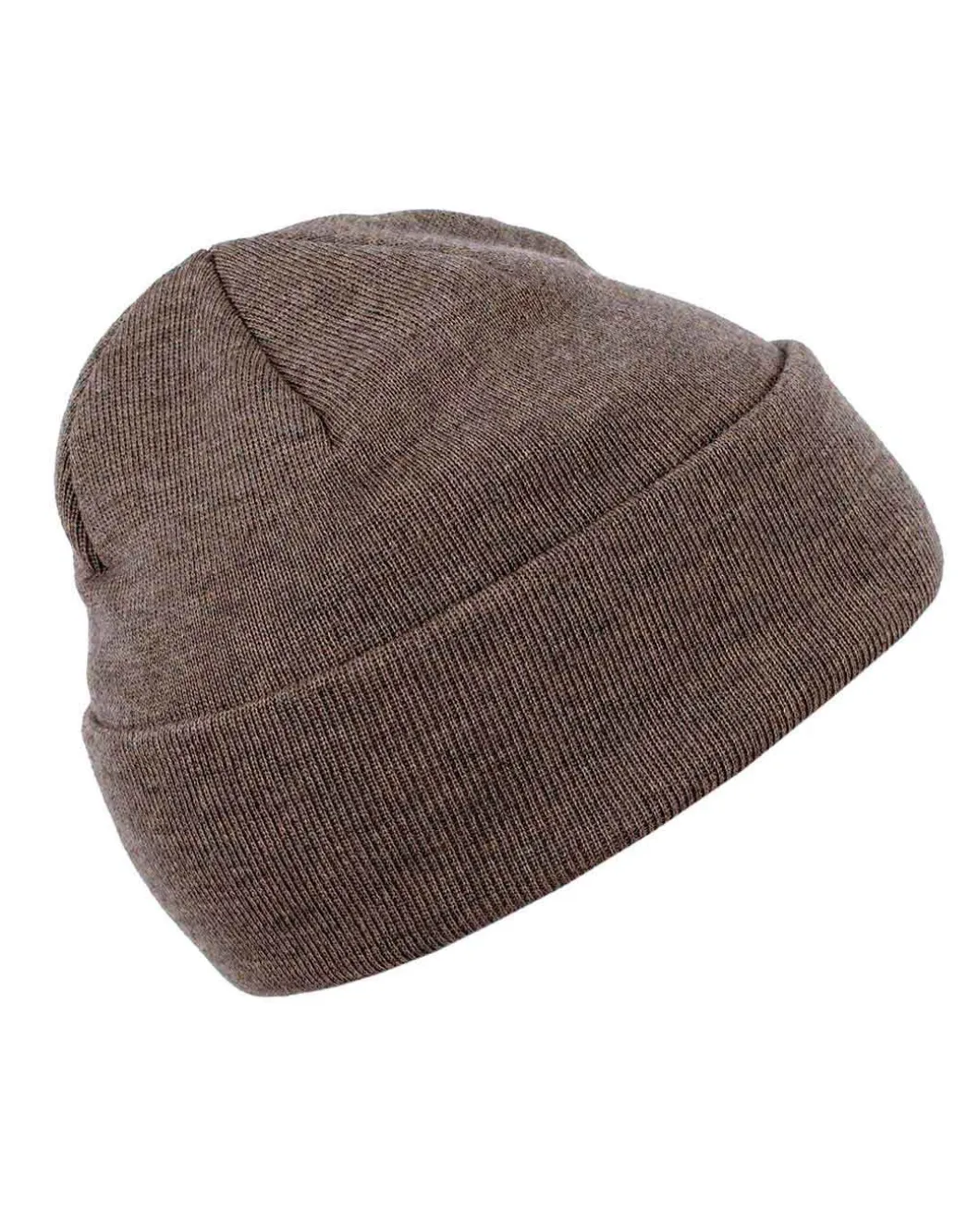 Merino Beanie Classic Hellbraun