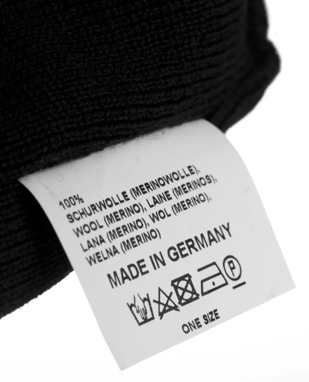 Merino Beanie Classic Rot