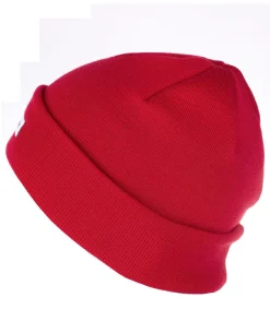 Merino Beanie Classic Rot