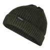 Merino Beanie Gerippt Oliv