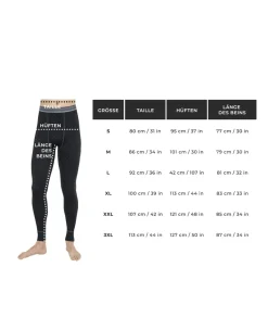 Merino Long Pants 3in1 Men Forest Green Oliv