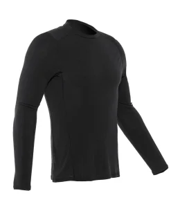 Merino Slim LS Shirt Black Schwarz