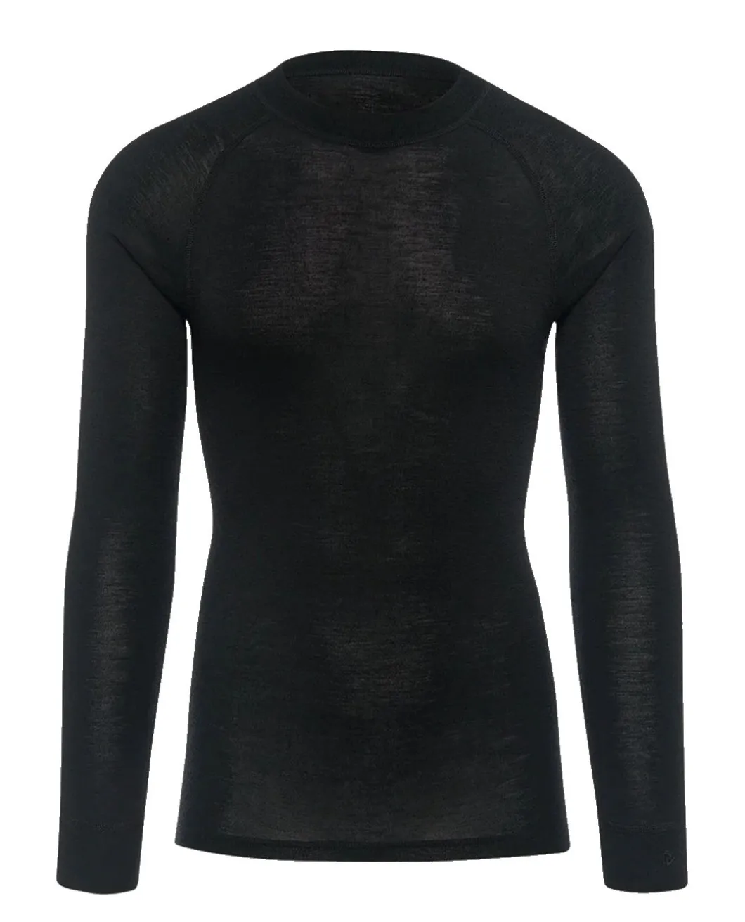 Merino WARM Long Sleeve Shirt Men Black Schwarz