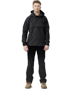 Mistral Anorak Jacket Soft Shell Black Schwarz