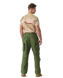 M65 Trousers NyCo Sateen Olive Green
