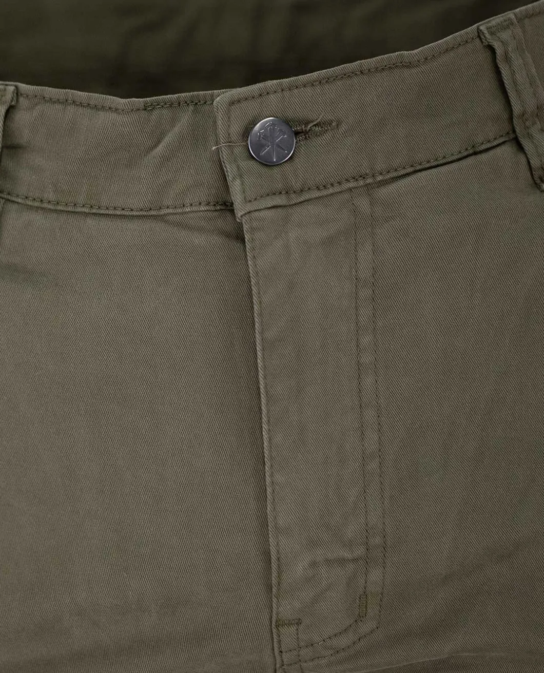 M.U.C. Chino Elastane Flat Dark Earth