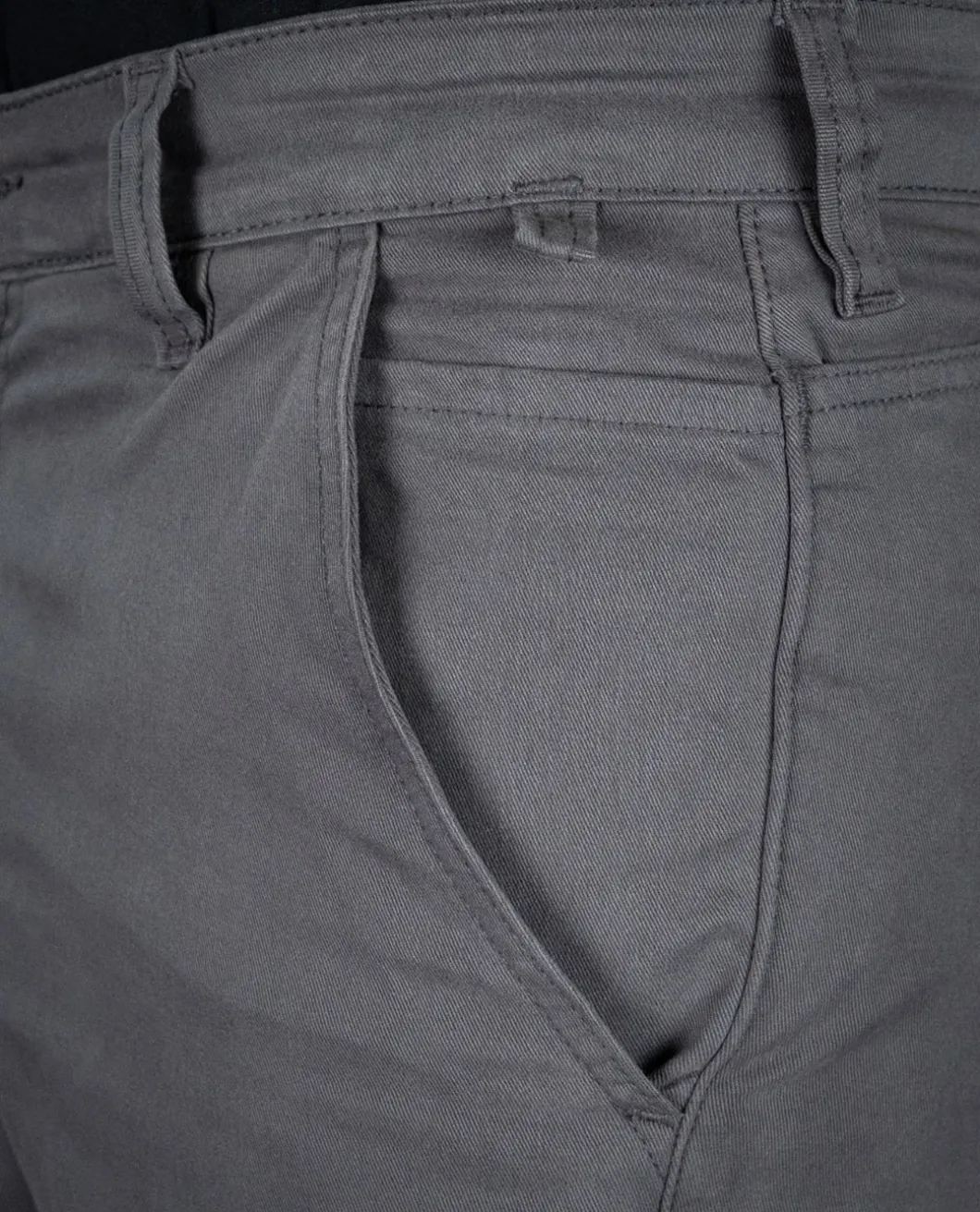 M.U.C. Chino Elastane MG Grau