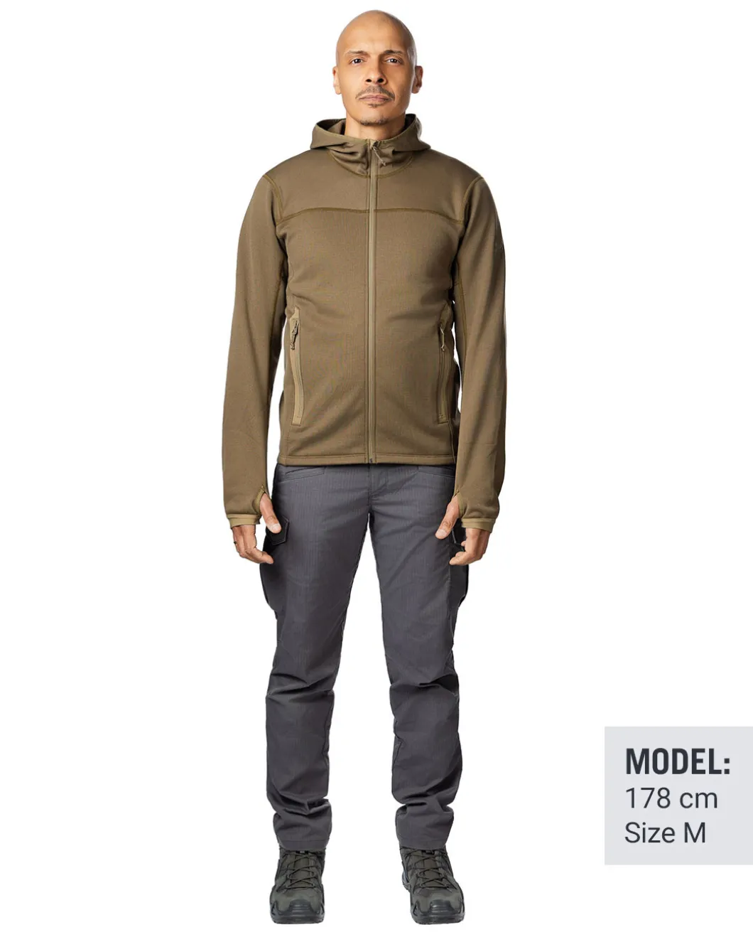Naga Hoody Full Zip Men's (Gen2.1) Black Schwarz