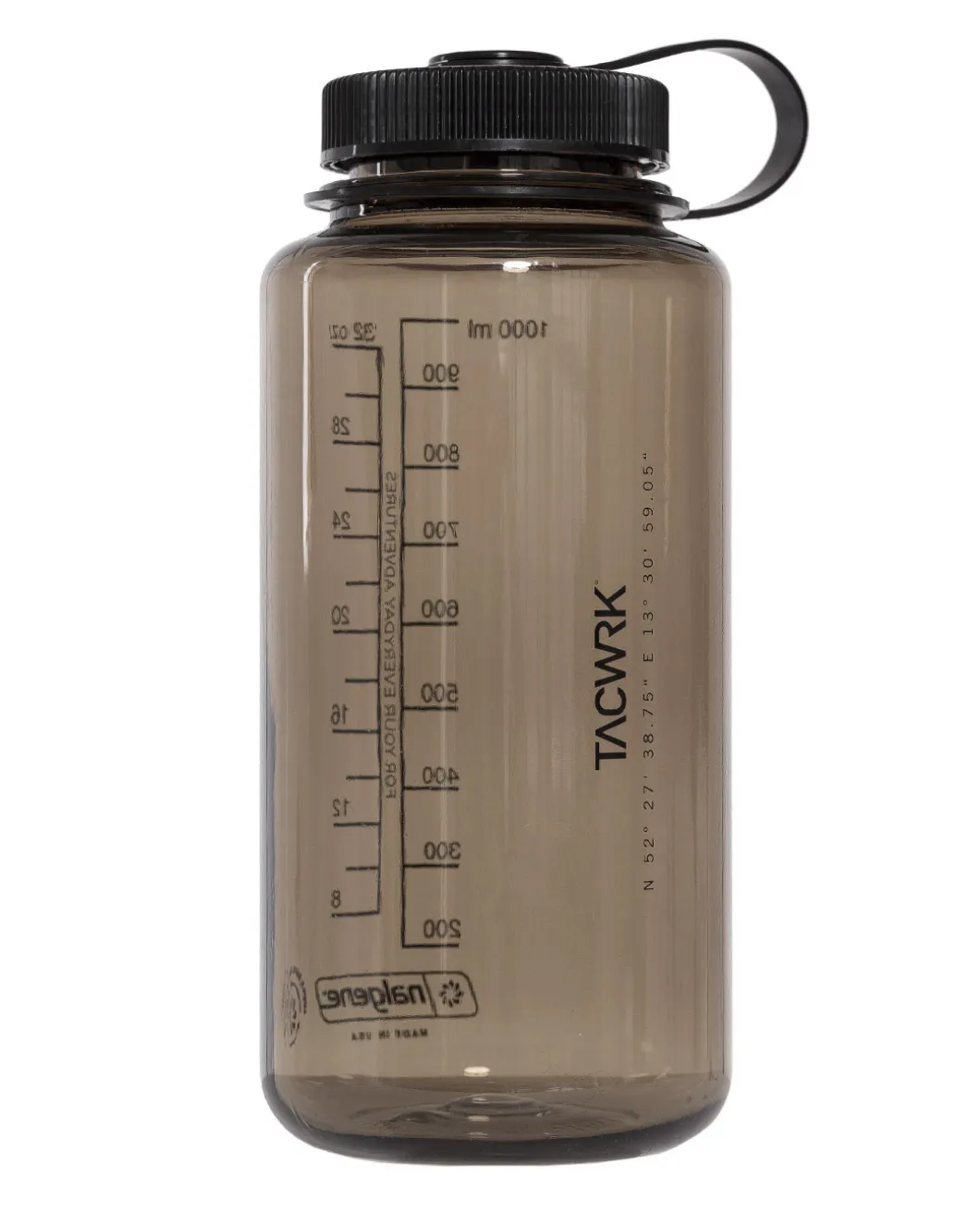 Nalgene Trinkflasche TW Edition Weithals Sustain 1L Woodsman Brown Braun
