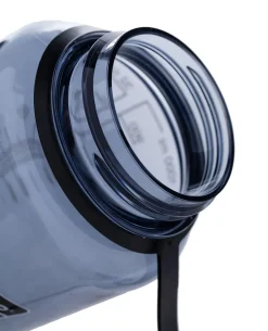 Nalgene Weithals Sustain Trinkflasche 1L Grau Schwarz