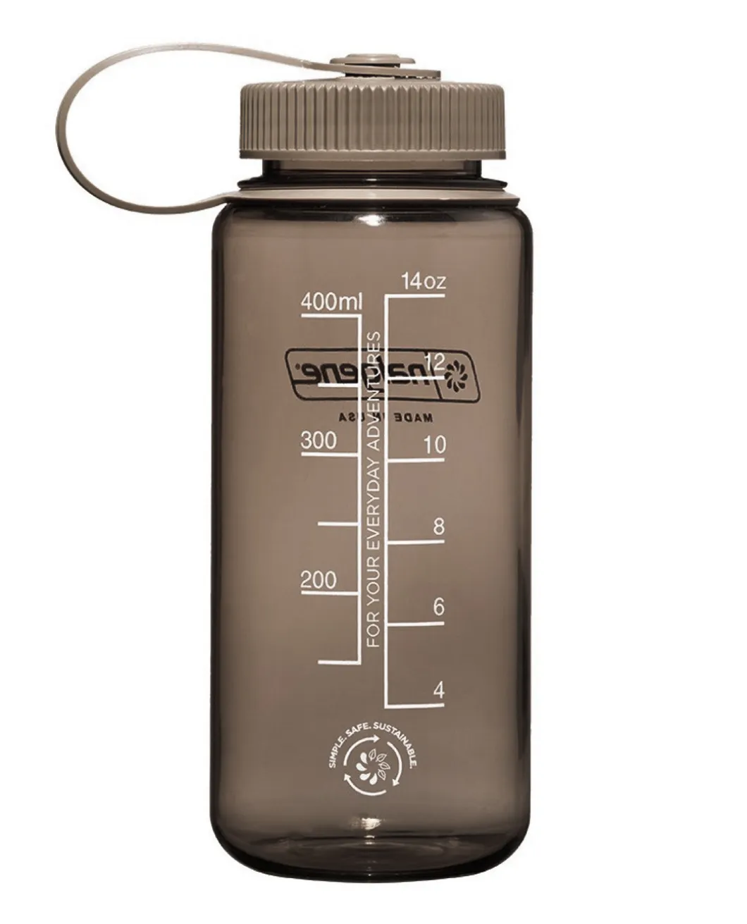 Nalgene Weithals Sustain Trinkflasche 0,5L Mocha