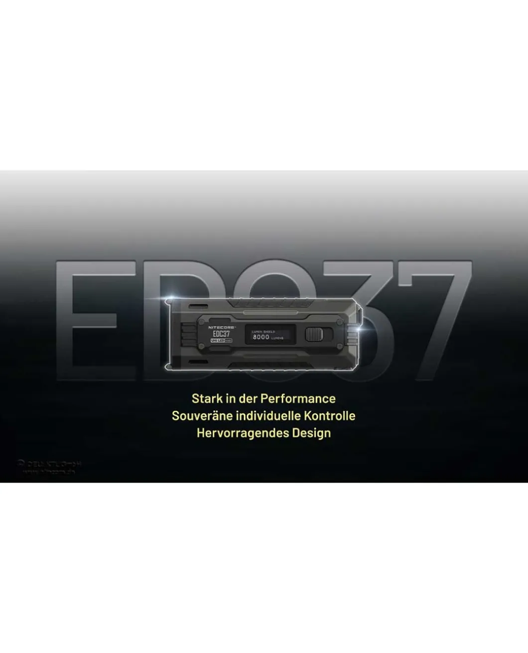 Nitecore EDC37 - 8000 Lumen