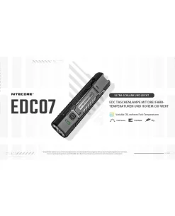 Nitecore EDC07 - 1500 Lumen MCT Sand