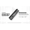 Nitecore EDC07 - 1500 Lumen MCT Schwarz