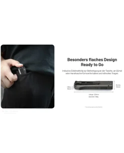 Nitecore EDC17 - 1500 Lumen UV und Laser