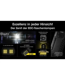 Nitecore EDC29 LUMINBLADE - 6500 Lumen