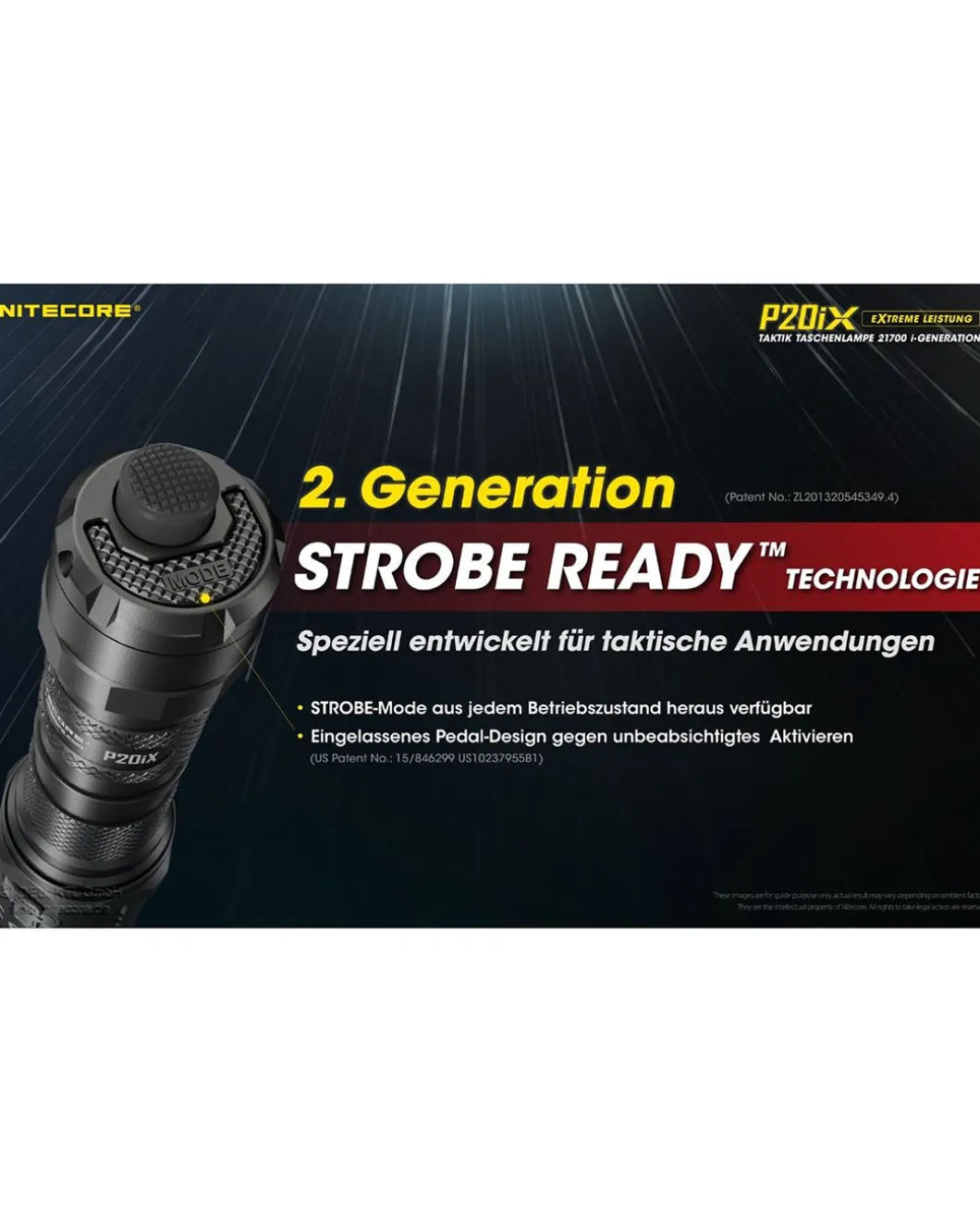 Nitecore P20iX - 4000 Lumen