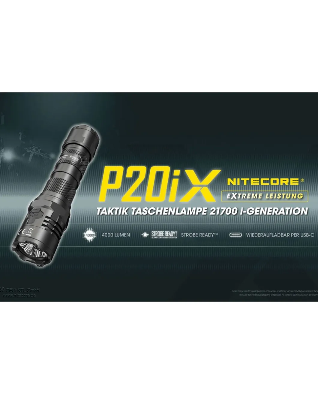 Nitecore P20iX - 4000 Lumen