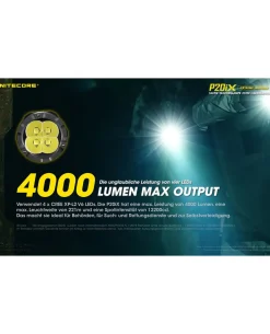 Nitecore P20iX - 4000 Lumen