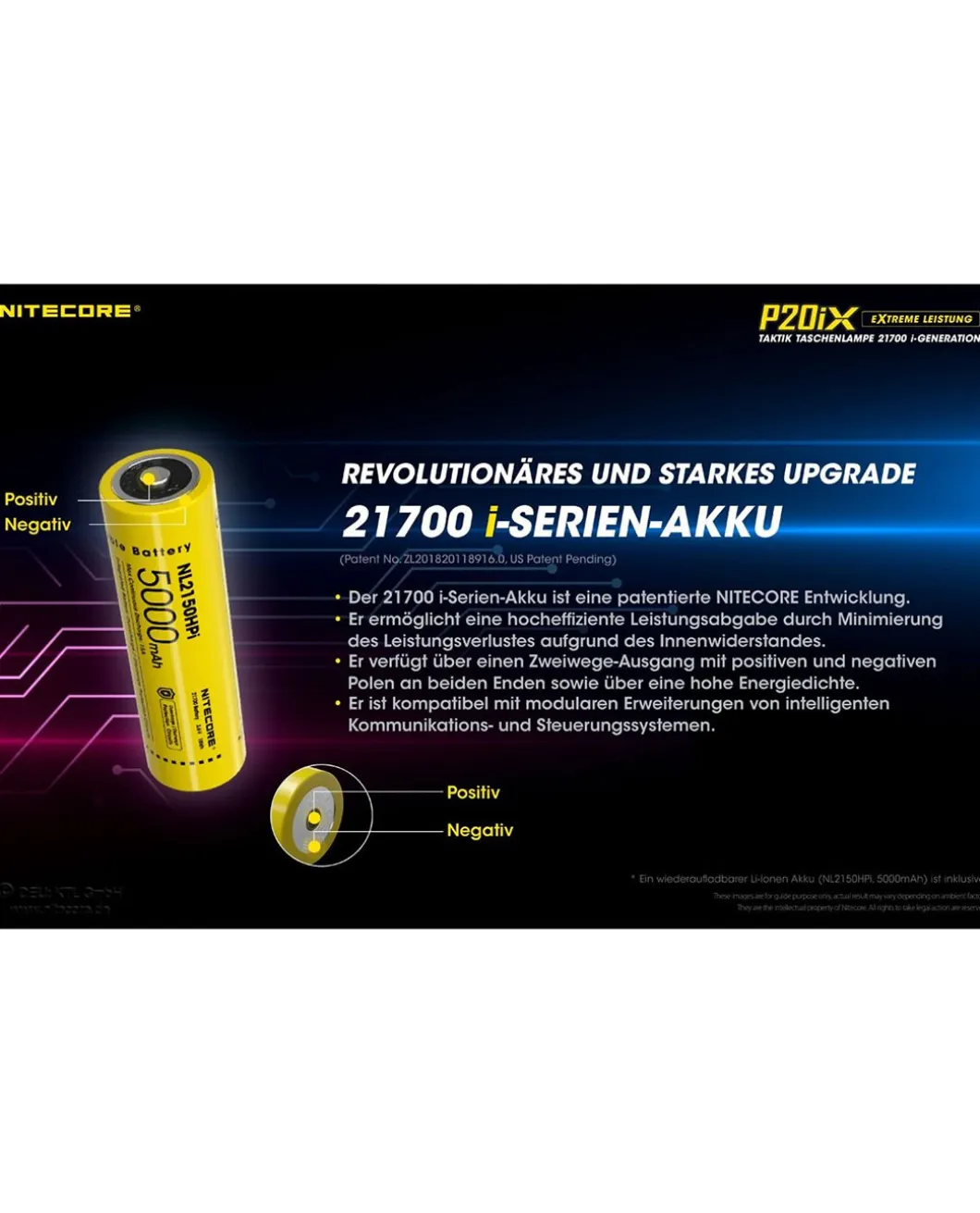 Nitecore P20iX - 4000 Lumen
