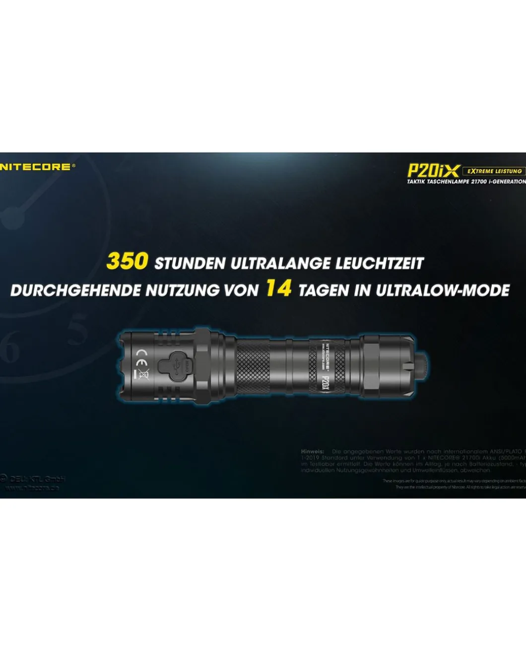 Nitecore P20iX - 4000 Lumen