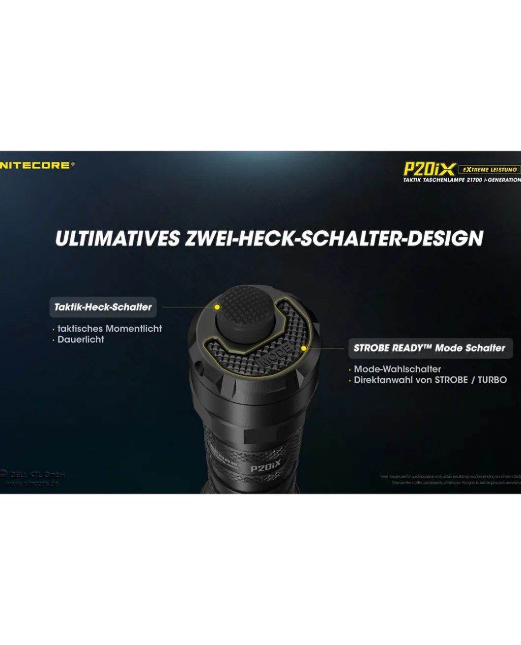 Nitecore P20iX - 4000 Lumen