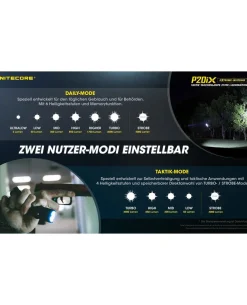 Nitecore P20iX - 4000 Lumen