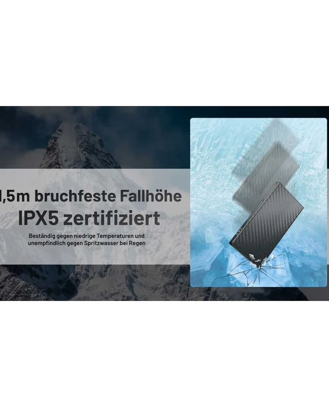 Nitecore Powerbank SUMMIT10000 - 10000mAh, Kältebeständig