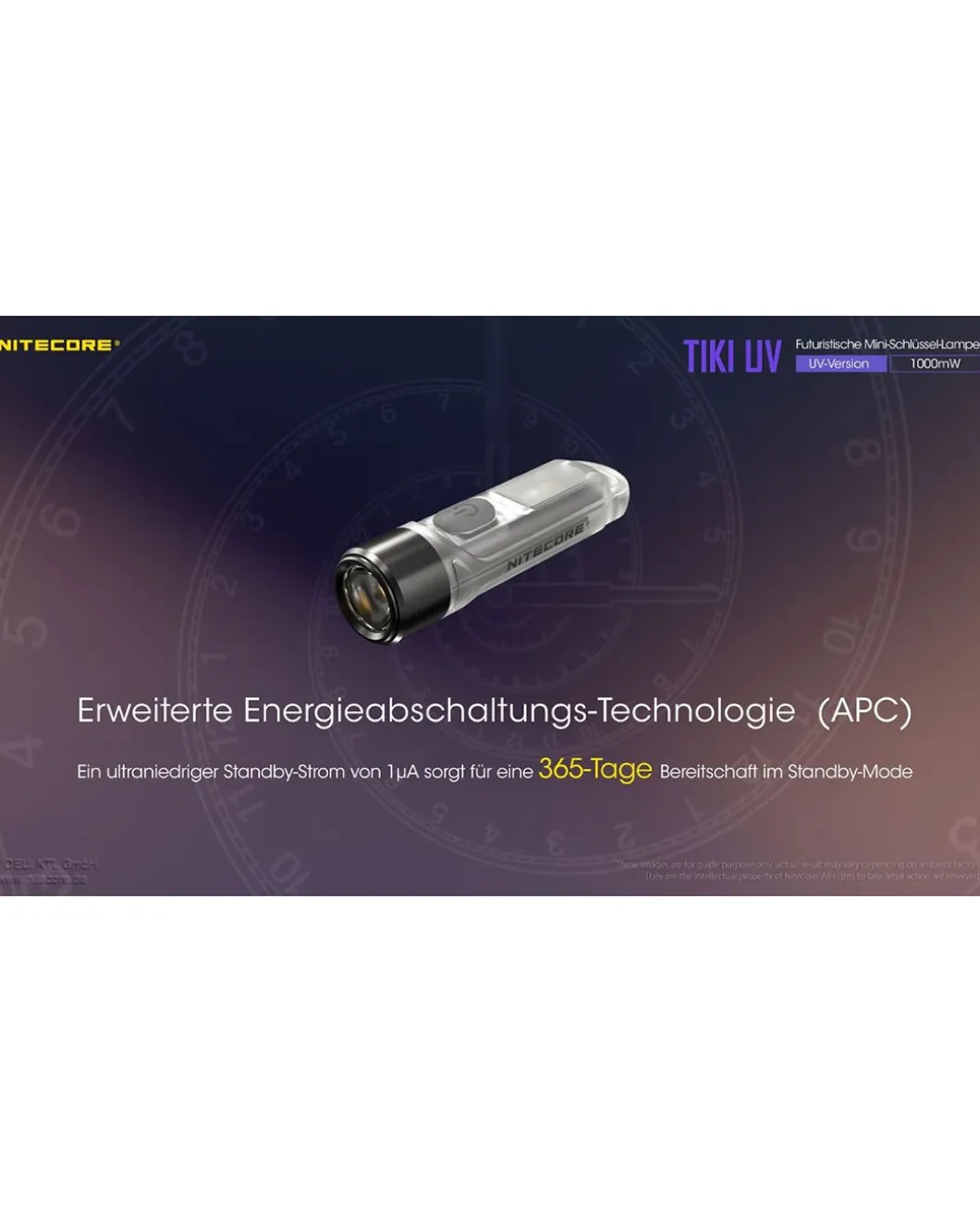 Nitecore TIKI UV - 1000mW