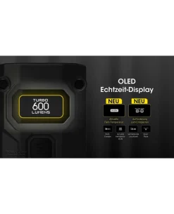 Nitecore TINI 3 - Schwarz, 600 Lumen