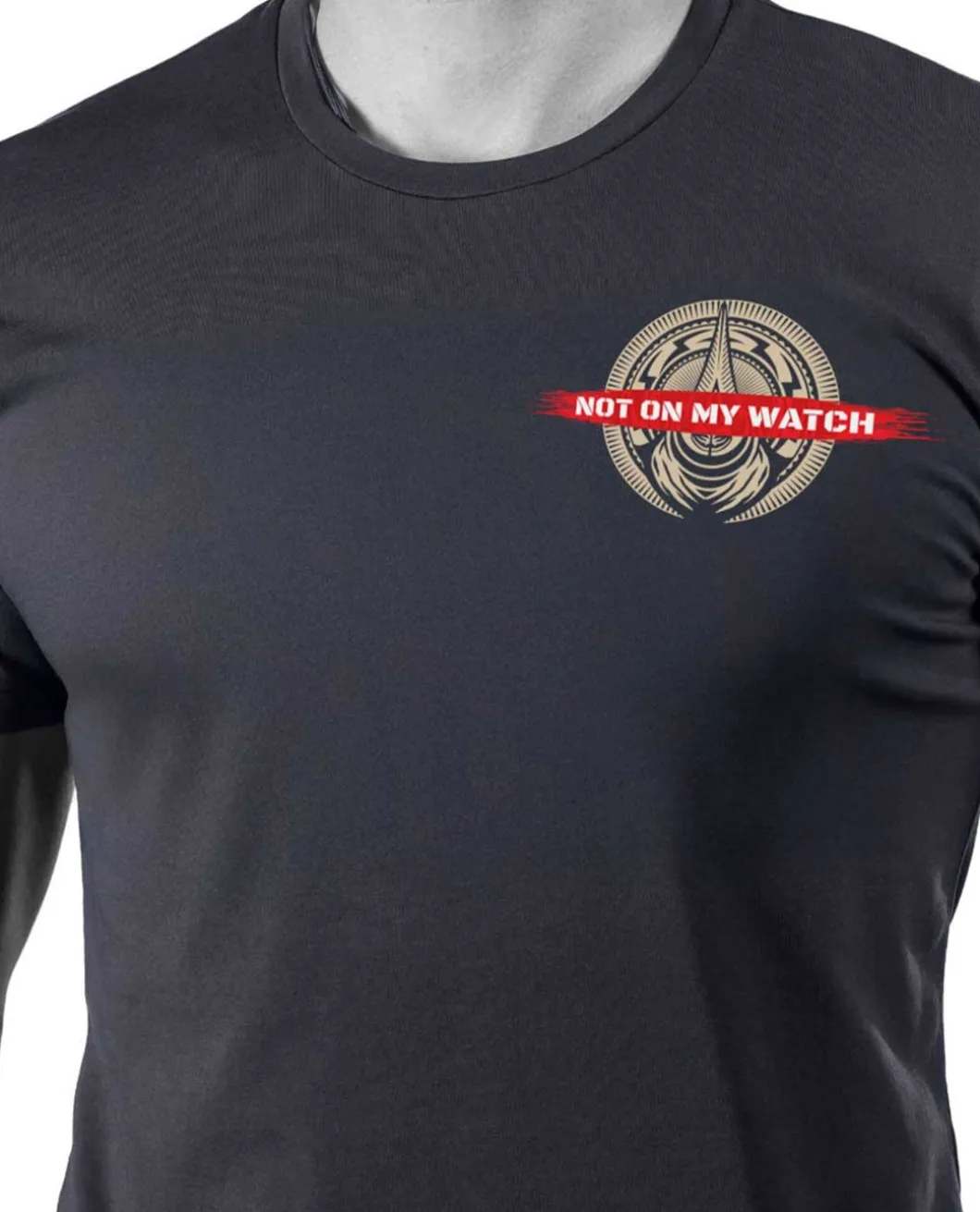Not on my Watch Tee Black Schwarz