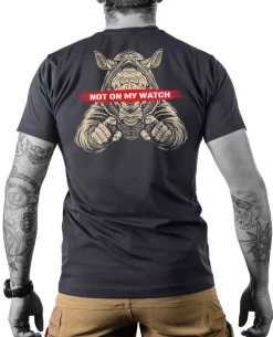 Not on my Watch Tee Black Schwarz