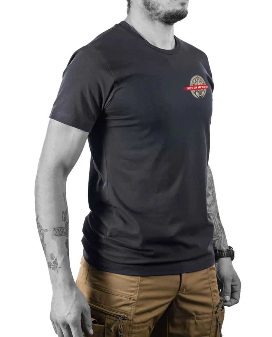 Not on my Watch Tee Black Schwarz