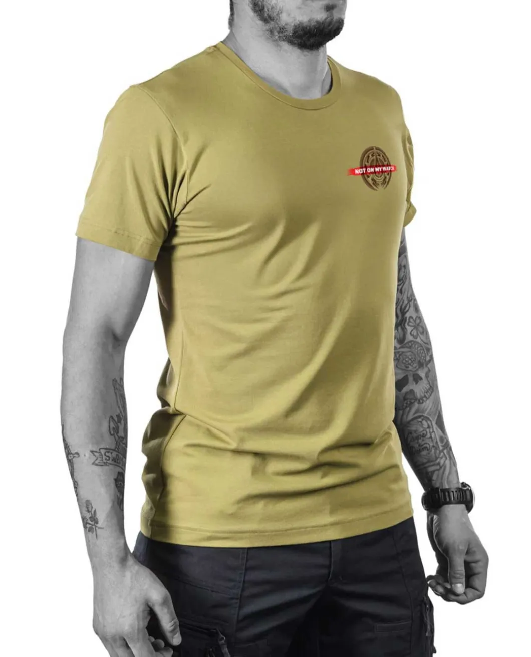 Not on my Watch Tee Moss Green