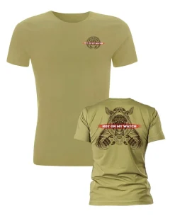 Not on my Watch Tee Moss Green