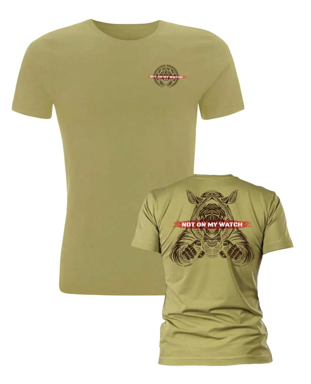 Not on my Watch Tee Moss Green